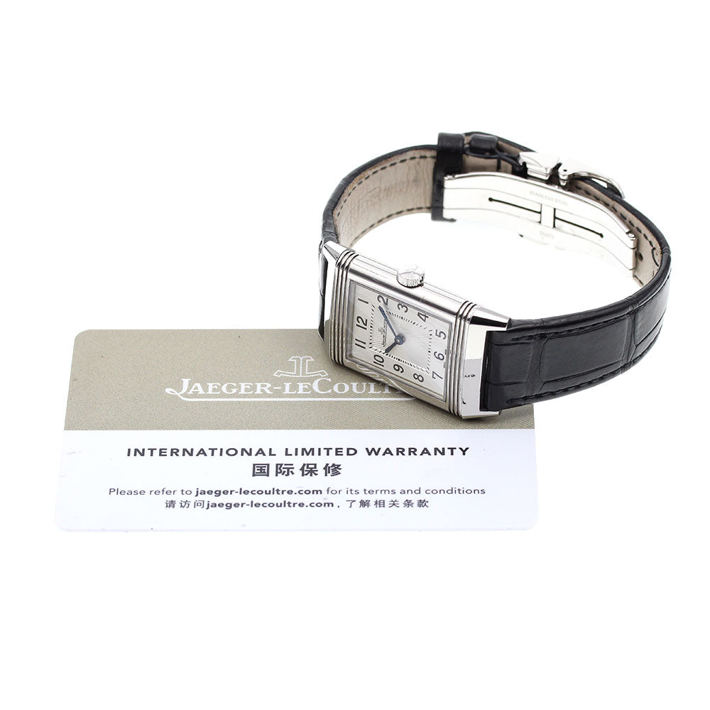 JAEGER-LECOULTRE Reverso Classic Medium Slim Q2548440/222.8.62 Silver Dial Hand Winding Boy's Watch_823420