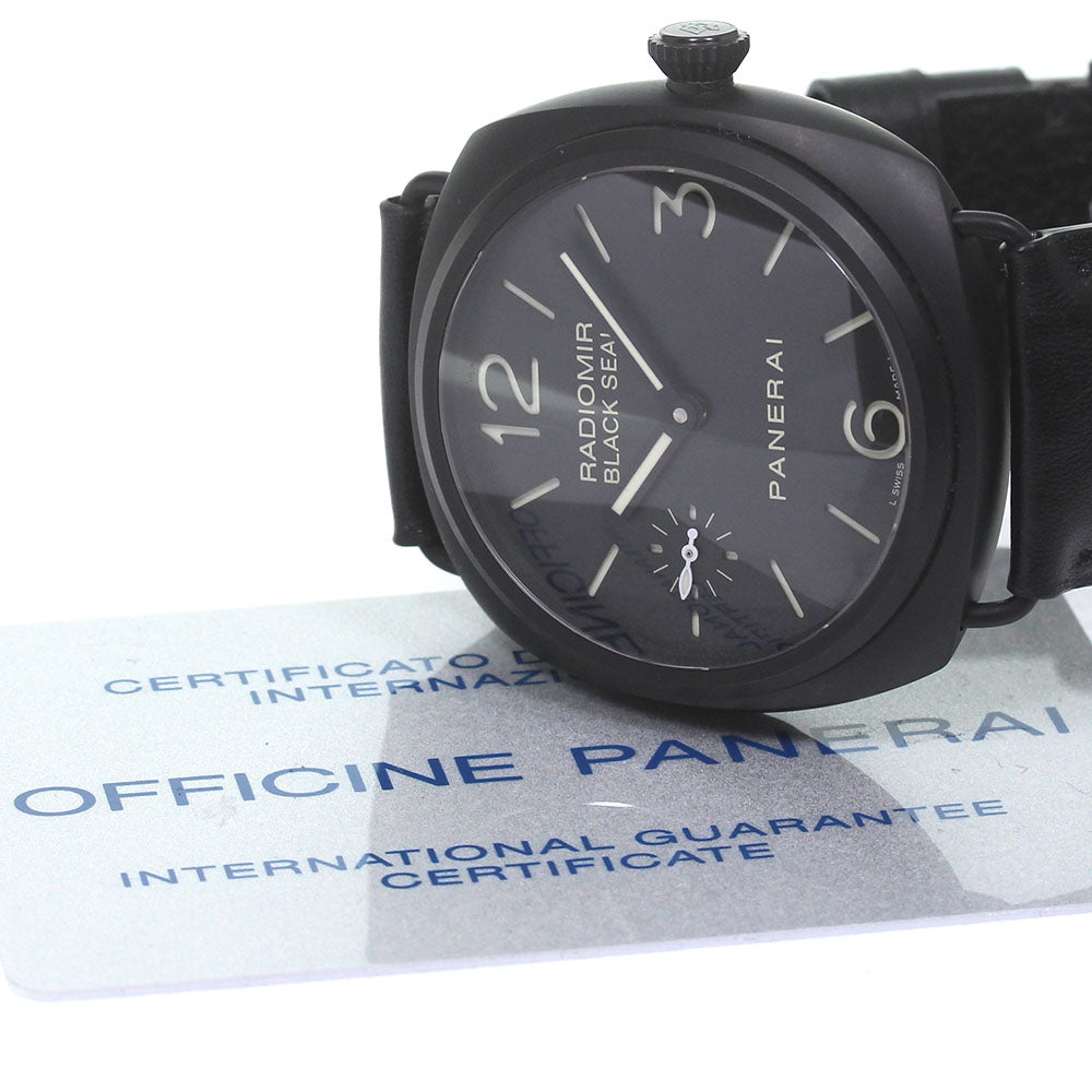 PANERAI Radiomir Black Seal PAM00292 black Dial Hand Winding Men's Watch_823443