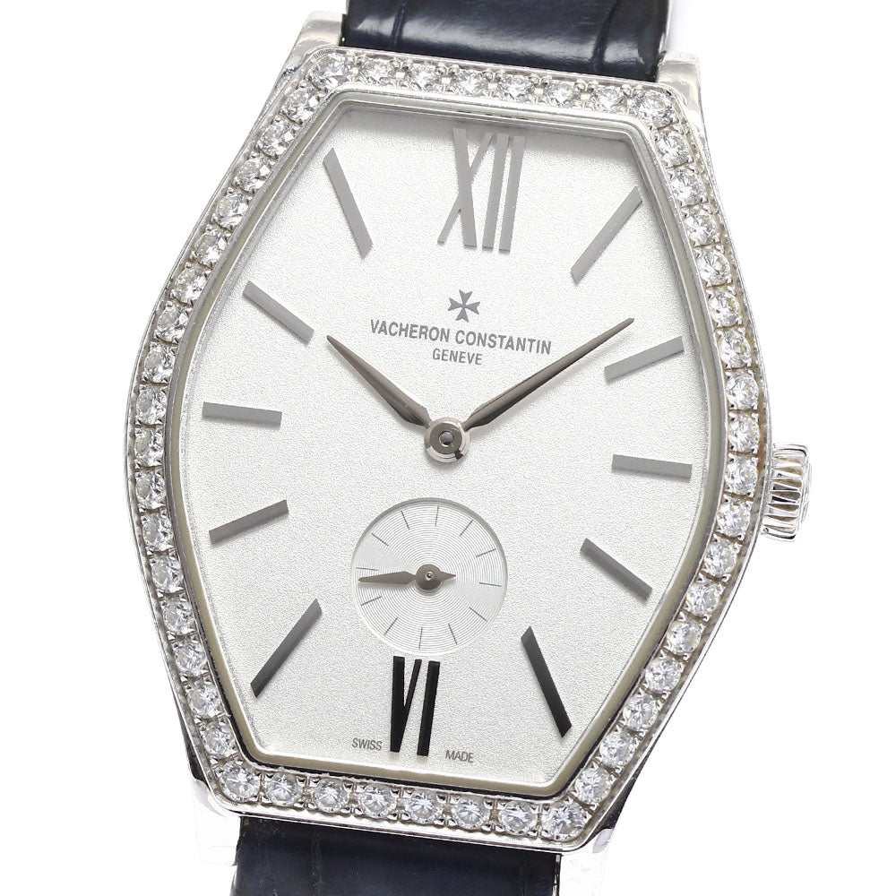 VACHERON CONSTANTIN Marte 81515/000G-9891 K18WG diamond bezel Silver Dial Hand Winding Boy's Watch_823445