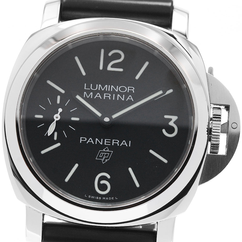 PANERAI Luminor marina logo PAM00776 black Dial Hand Winding Men's Watch_823458