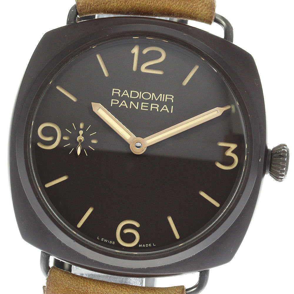 PANERAI Radiomir PAM00504 Composite 3 Days Brown Dial Hand Winding Men's Watch_823468