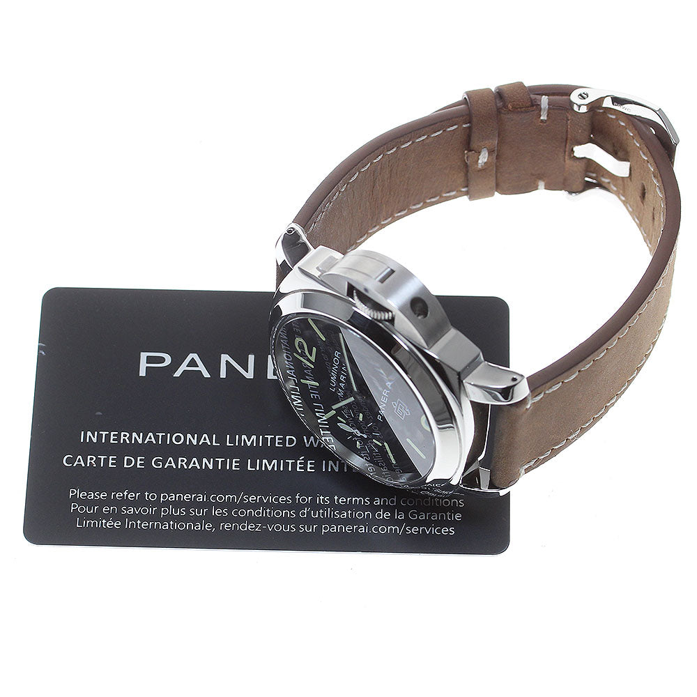 PANERAI Luminor Marina Logo Acciaio PAM01005 Hand Winding Men's Watch_823469