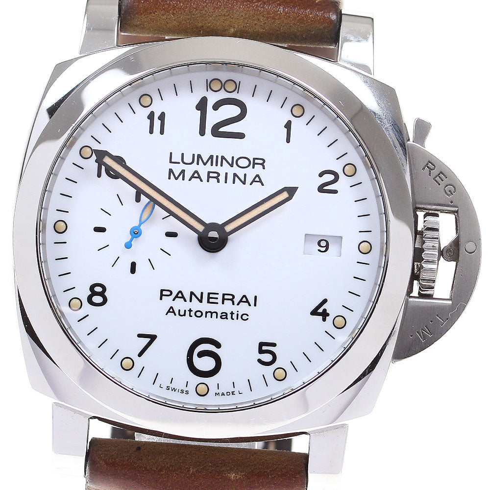 PANERAI Luminor Marina 1950 PAM01499 3 days white Dial Automatic Men's_823474