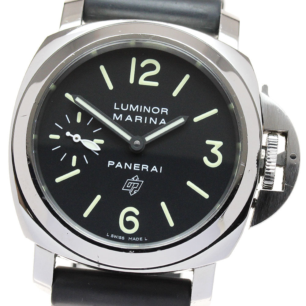 PANERAI Luminor Marina Logo Acciaio PAM01005 Hand Winding Men's Watch_823475