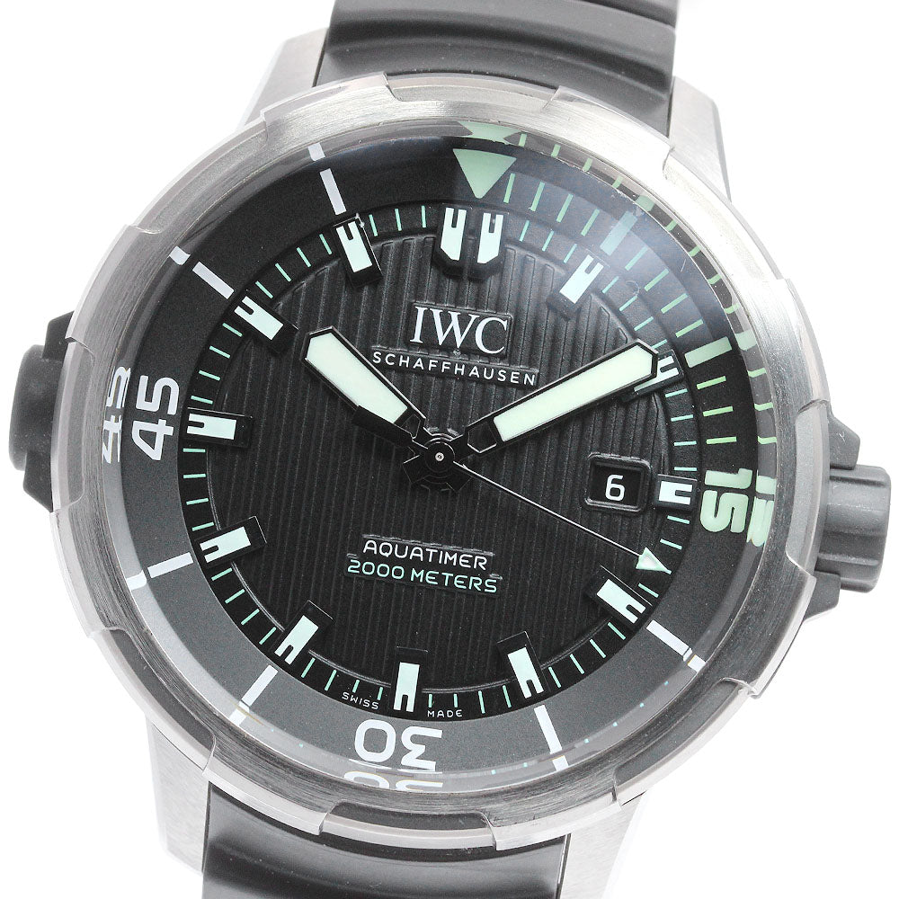IWC SCHAFFHAUSEN Aqua timer 2000 IW358002 black Dial Automatic Men's_823484