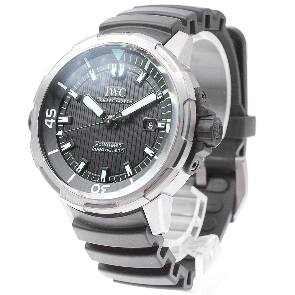 IWC SCHAFFHAUSEN Aqua timer 2000 IW358002 black Dial Automatic Men's_823484