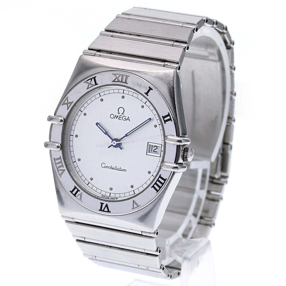 OMEGA Constellation Date Silver Dial Quartz Men's Watch_823529