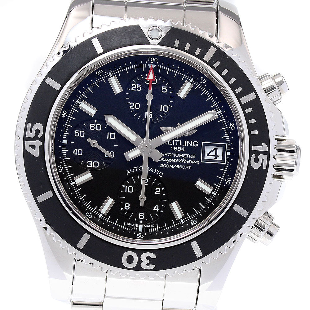 BREITLING Super Ocean Chronograph 42 A13311 Black Dial Automatic Men's _823561