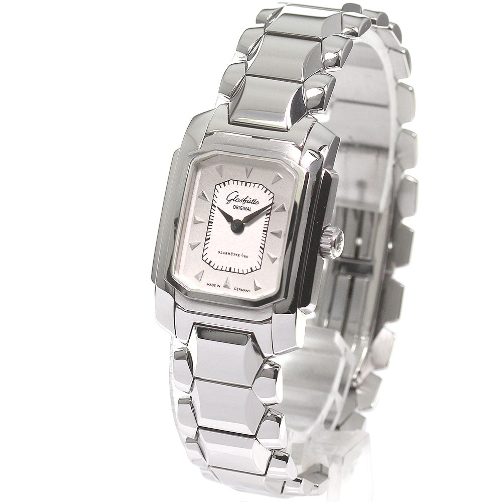 GLASHUTTE ORIGINAL Senator Carre Silver Dial Hand Winding Ladies Watch_823639