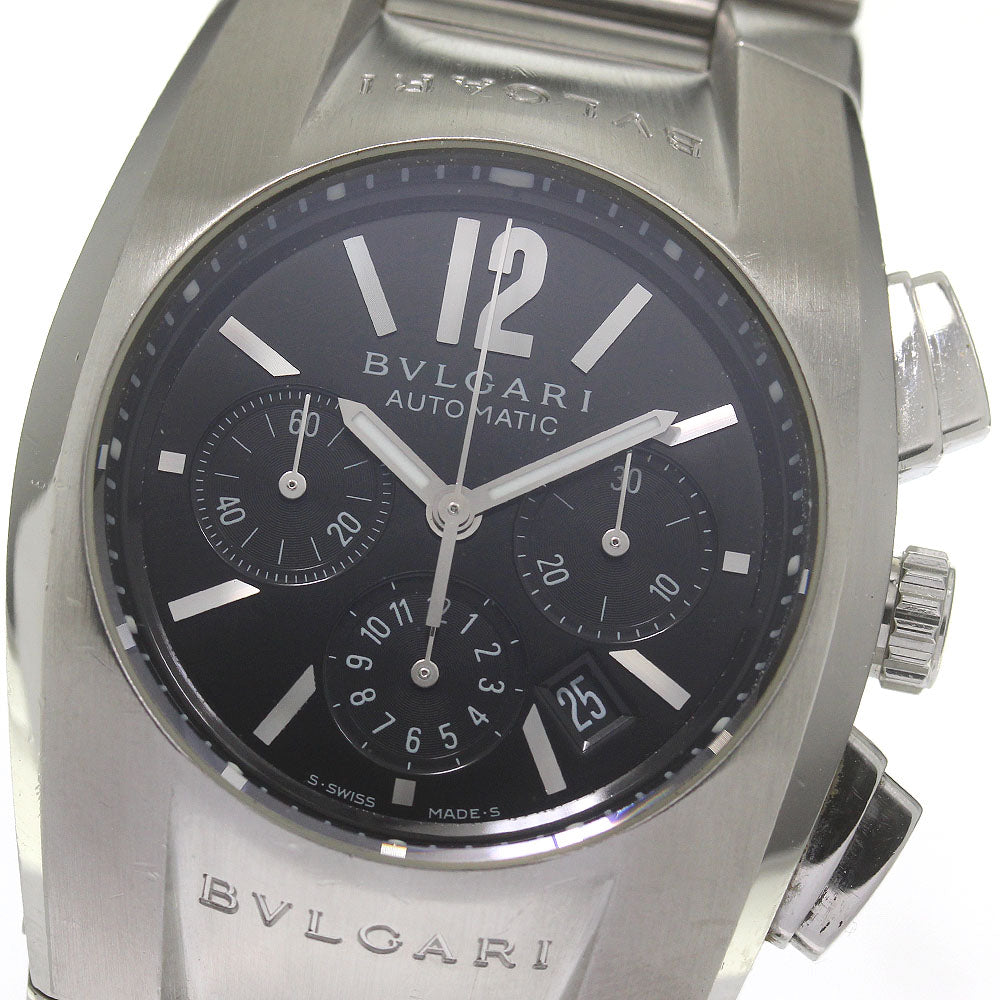 BVLGARI Ergon EG35SCH Chronograph Black Dial Automatic Boy's Watch_823682