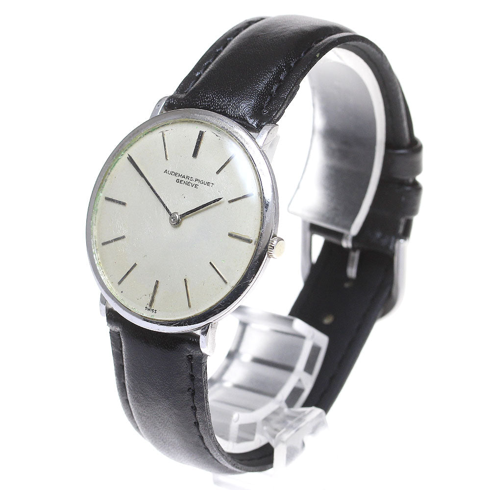 AUDEMARS PIGUET K18WG cal.K2001/1A Silver Dial Hand Winding Men's Watch_823723