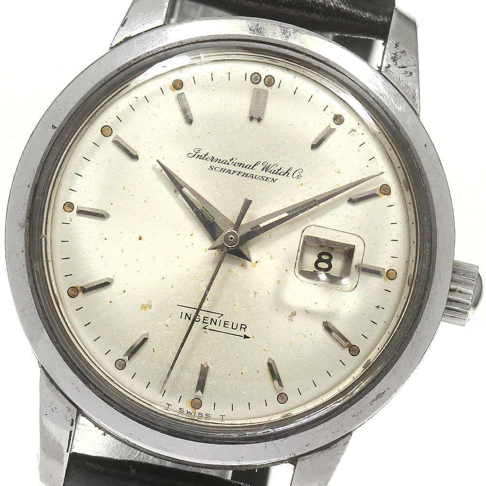 IWC SCHAFFHAUSEN In junior cal.8531 date Silver Dial Automatic Men's_823773