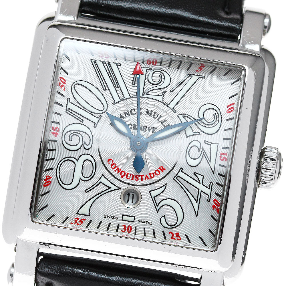 FRANCK MULLER Conquistador 10000L Date Silver Dial Automatic Ladies Watch_823918