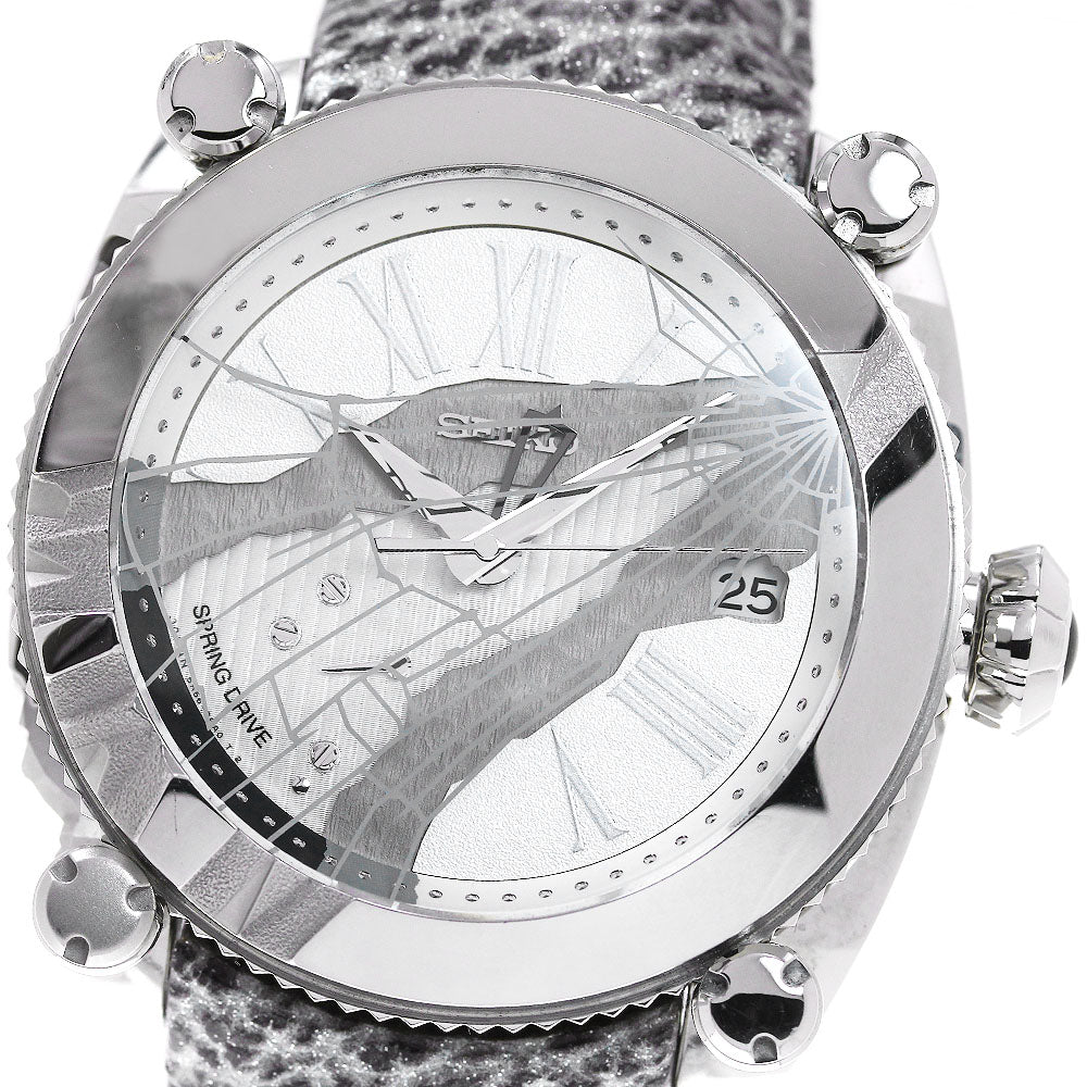 SEIKO Galante SBLA101/5R66-0BH0 Power reserve Silver Dial Spring drive Men's Watch_823920
