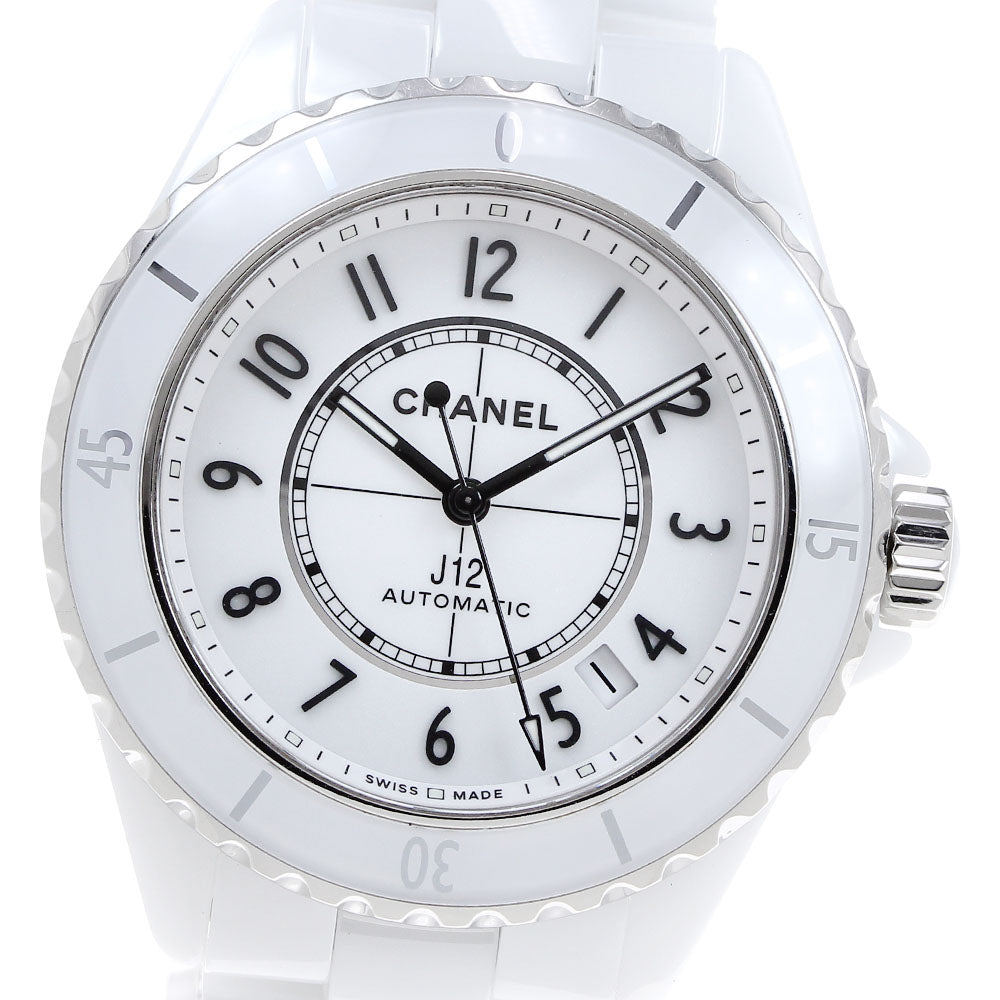 CHANEL J12 H5700 White ceramic date white Dial Automatic Men's Watch_823968
