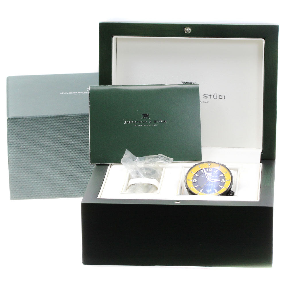 JAERMANN&STUBI Royal Open Black / yellow Dial Automatic Men's Watch_824037