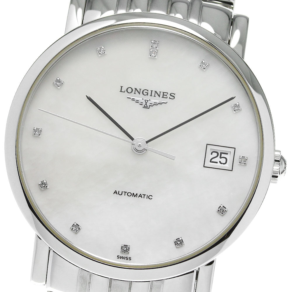LONGINES elegant L4.809.4 Diamond index White shell Dial AT Men's Watch_824185