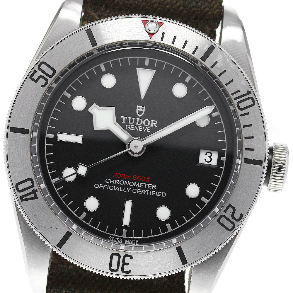 TUDOR Black bay steel 79730 Date black Dial Automatic Men's Watch_824192