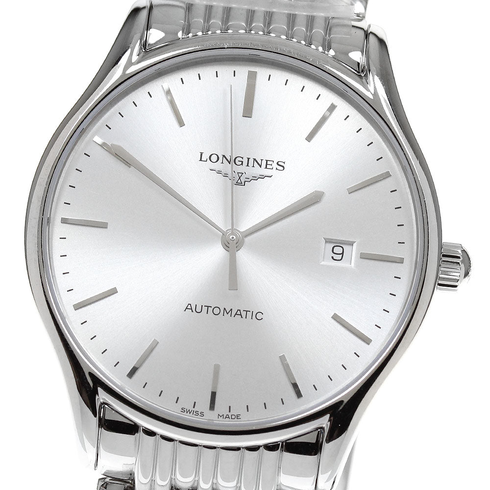 LONGINES Reel L4.961.4.72.6 Date Silver Dial Automatic Men's Watch_824238