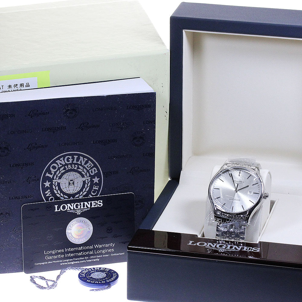 LONGINES Reel L4.961.4.72.6 Date Silver Dial Automatic Men's Watch_824238