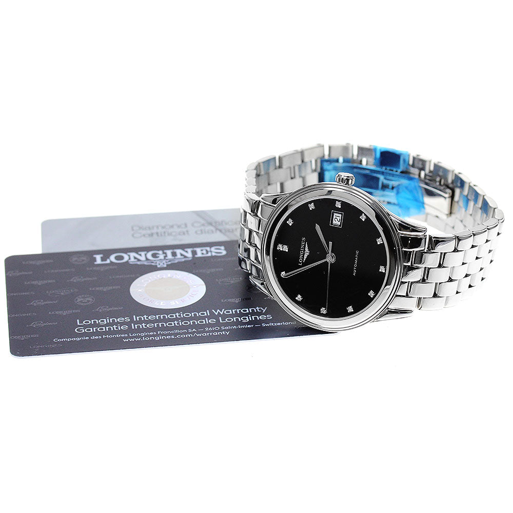 LONGINES Flagship L4.874.4.57.6 13P diamond date Automatic Men's_824240