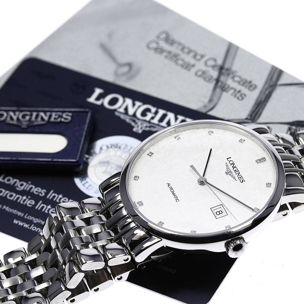 LONGINES Elegant collection L4.910.4.77.6 13P diamond Automatic Men's_824241