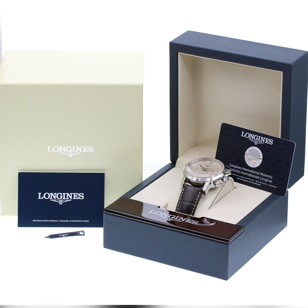 LONGINES Longines 1832 L4.829.4 Chronograph Date Silver Dial Automatic Men's Watch_824250