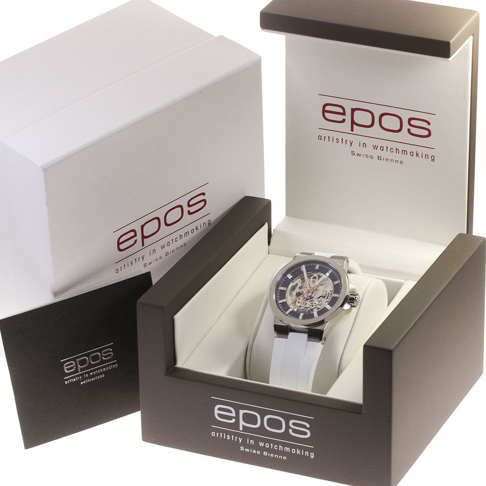 EPOS Sportive 3442SKBLWHR skeleton Dial Automatic Men's Watch_824261