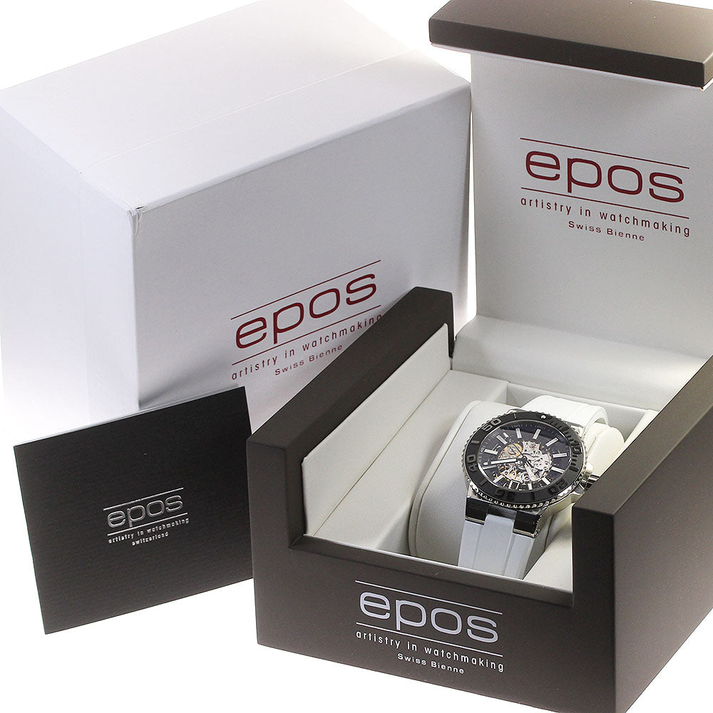 EPOS Sportive 3441SKBKWHR Date Skeleton/Navy Dial Automatic Men's Watch_824267