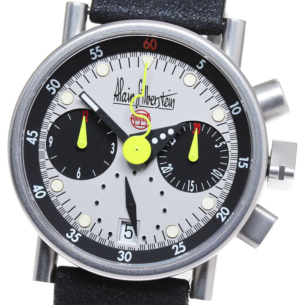 Alain Silberstein Chrono A Date Silver Dial Automatic Boy's Watch_824280