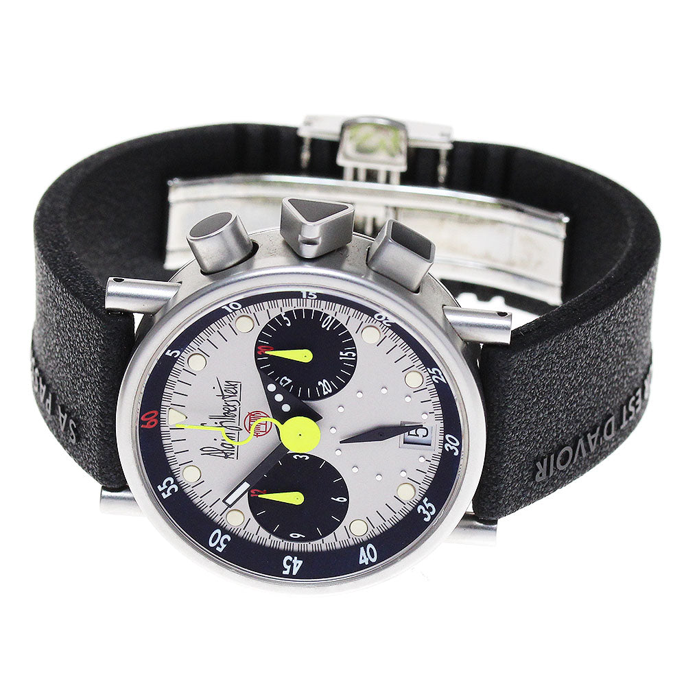 Alain Silberstein Chrono A Date Silver Dial Automatic Boy's Watch_824280