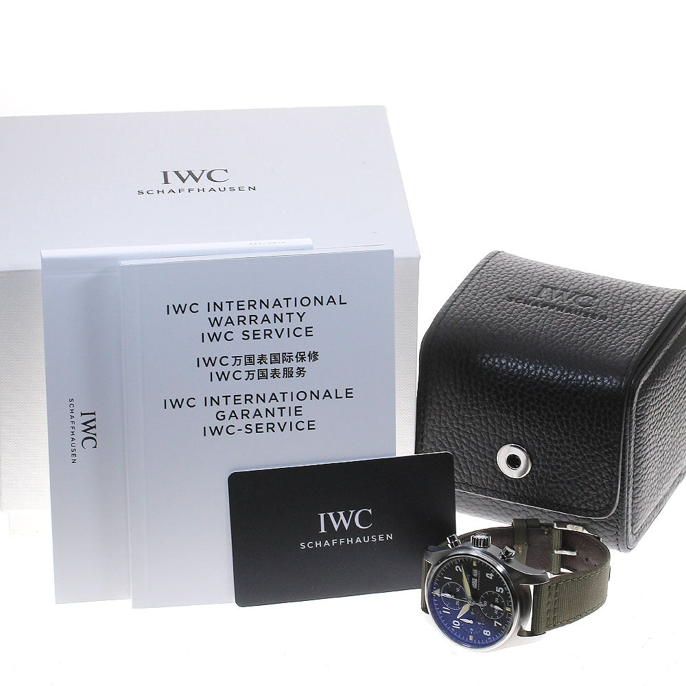 IWC SCHAFFHAUSEN Pilot watch spit fire IW387901 Chronograph AT Men's_824405