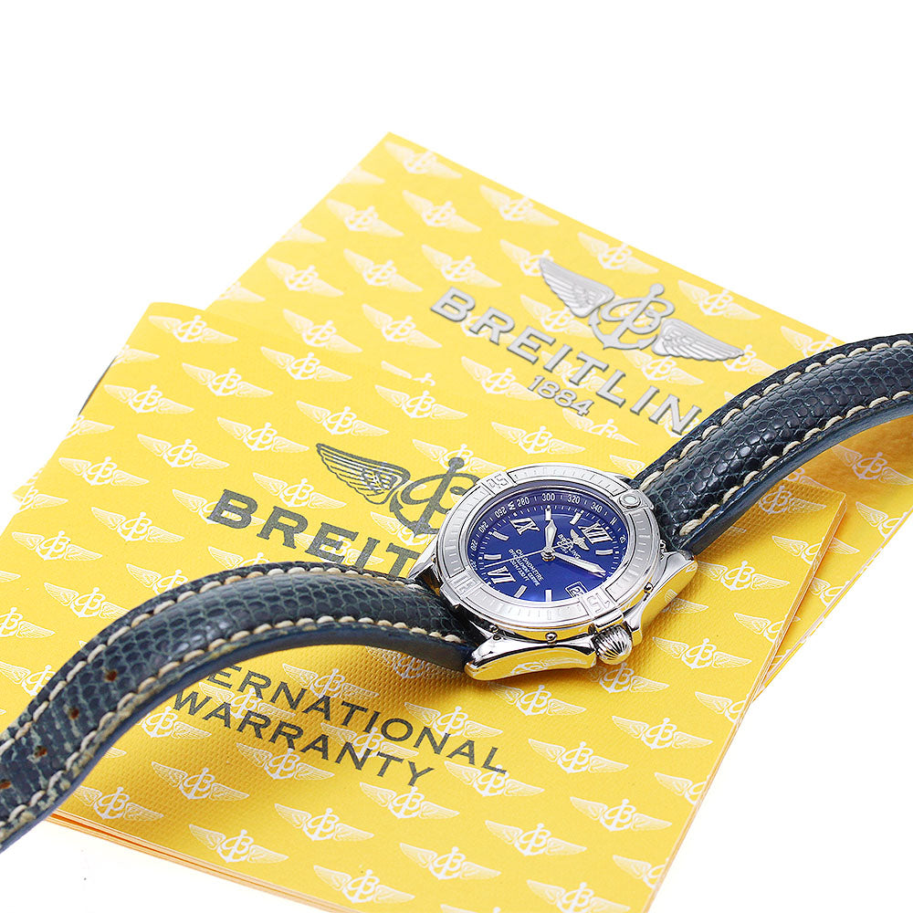 BREITLING Cockpit lady A71365 Date blue Dial Quartz Ladies Watch_824413