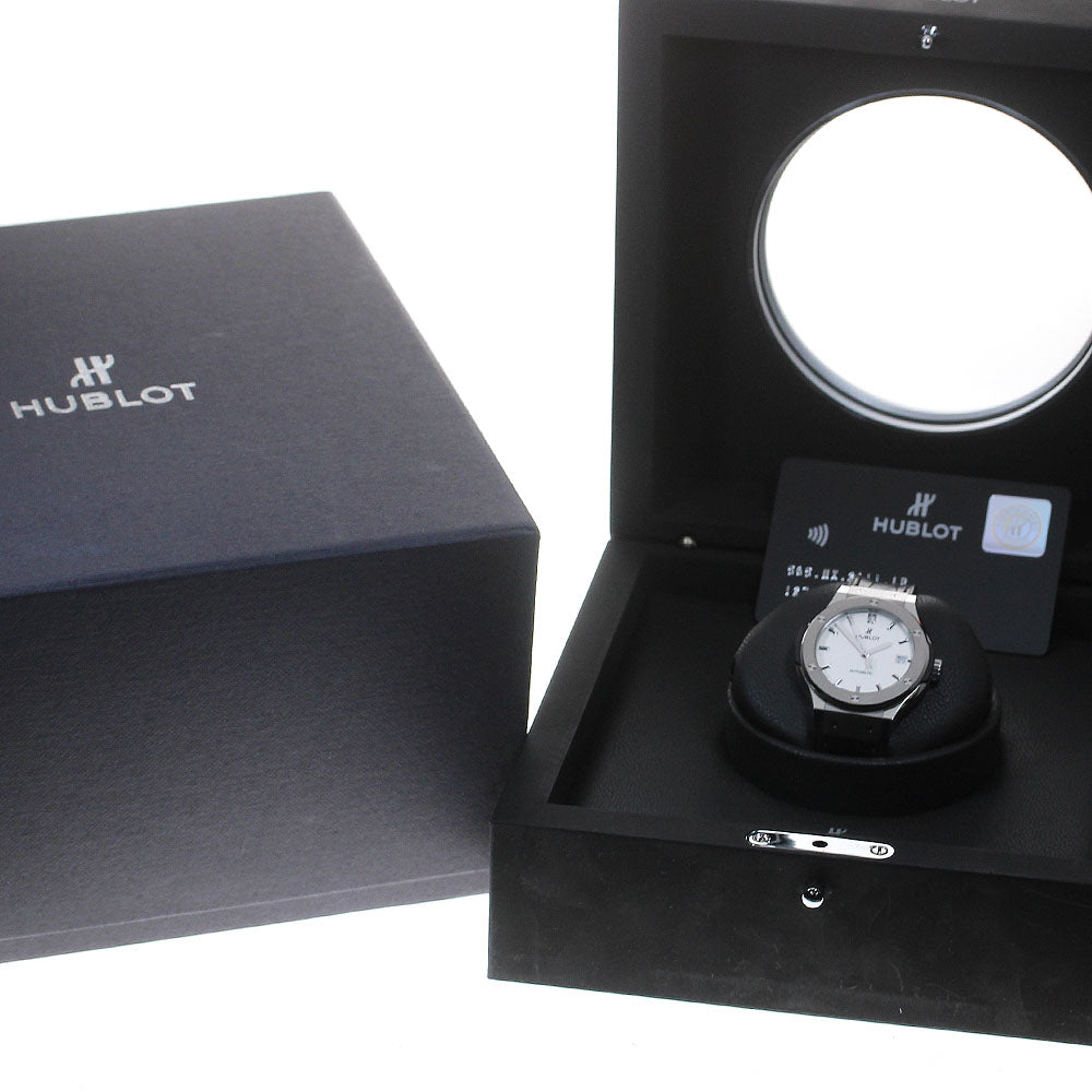 HUBLOT Classic Fusion Titanium 565.NX.2611.LR Date white Dial Automatic Boy's Watch_824431