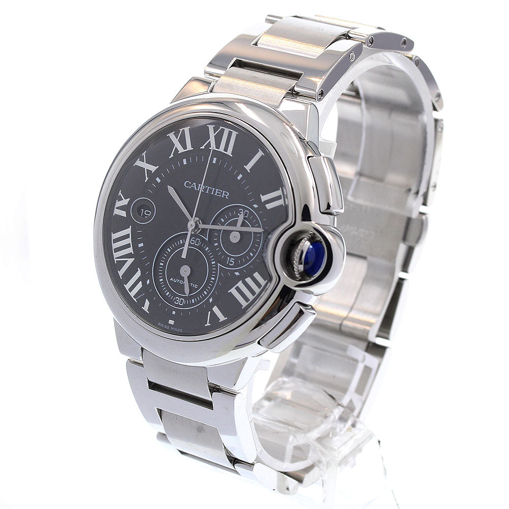 CARTIER Baron Blue Chrono XL W6920077 Date black Dial Automatic Men's_824485