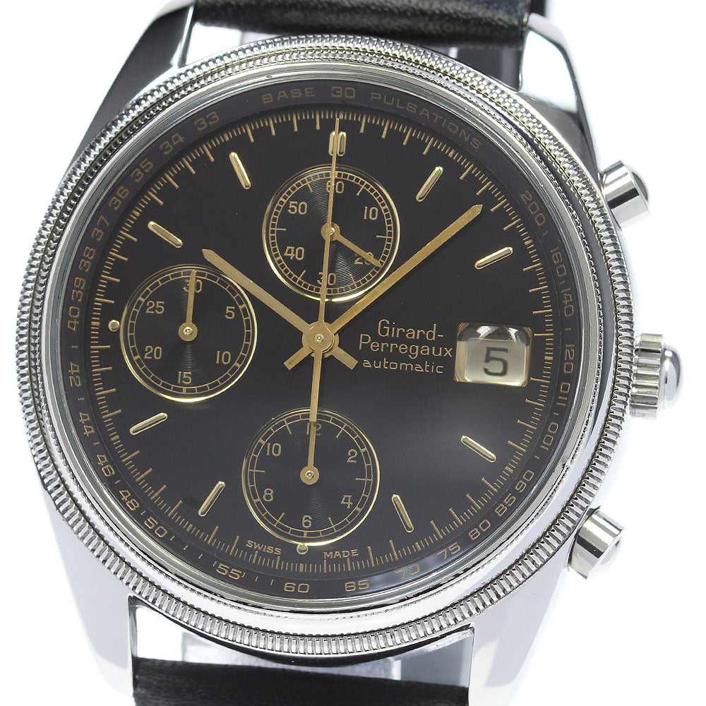 GIRARD PERREGAUX Gold Plated4900 ref.4910 Chronograph Automatic Men's_824502