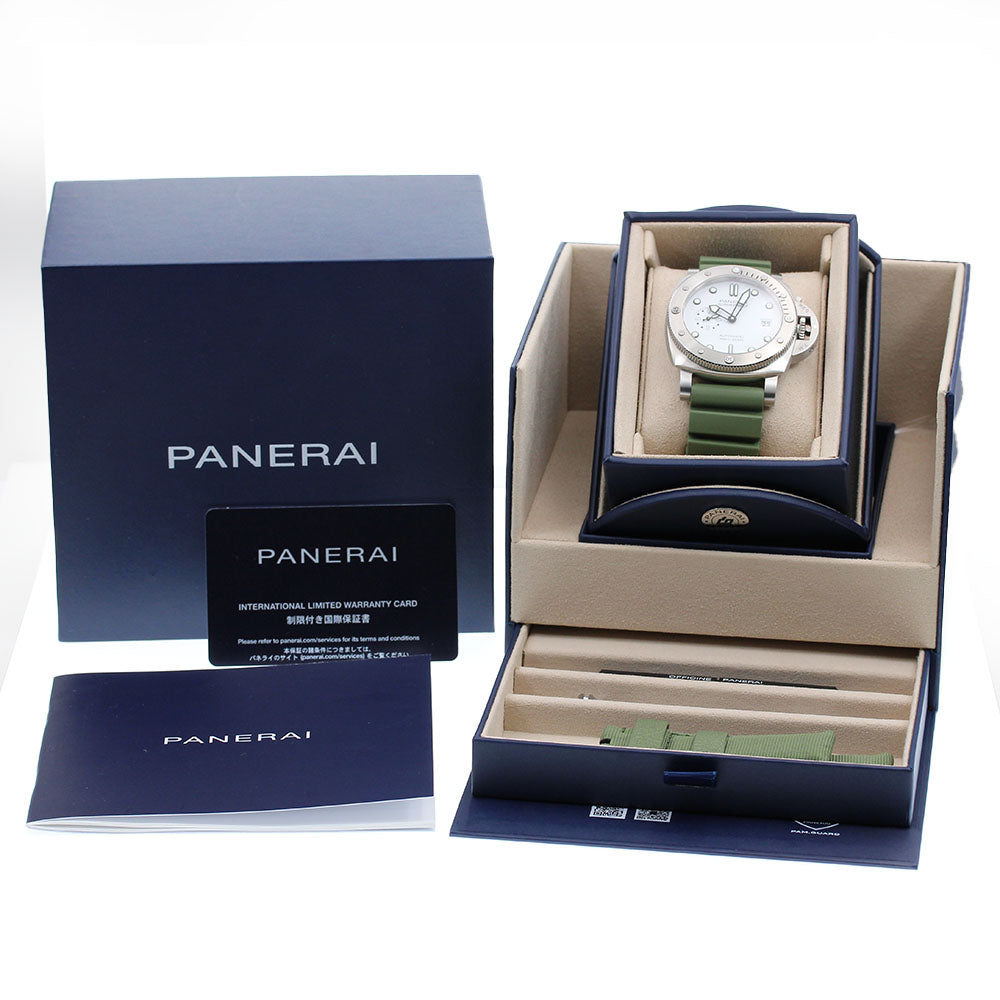 PANERAI Submersible Quaranta Quattro Bianco PAM01226 AT Men's Watch_824577