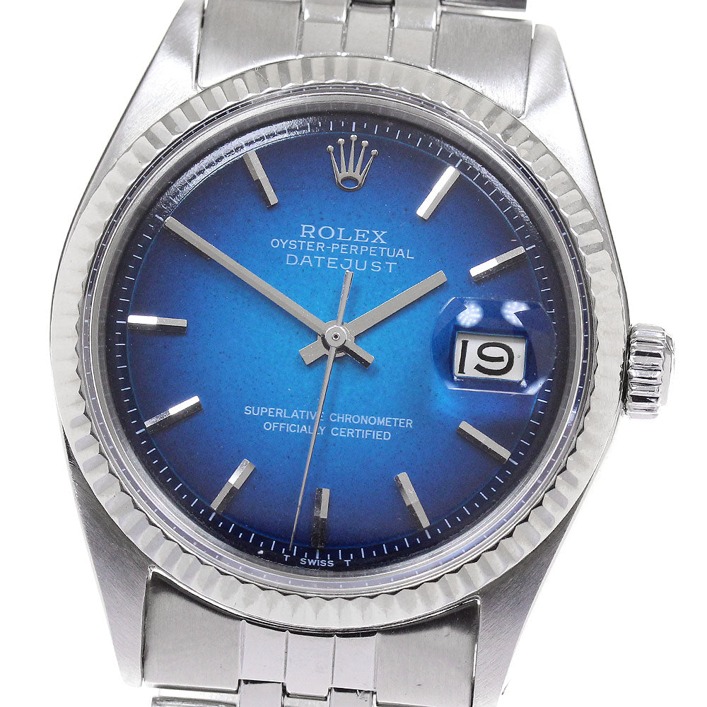 ROLEX DATEJUST 1601 cal.1560 Blue gradation Dial Automatic Men's Watch_824615