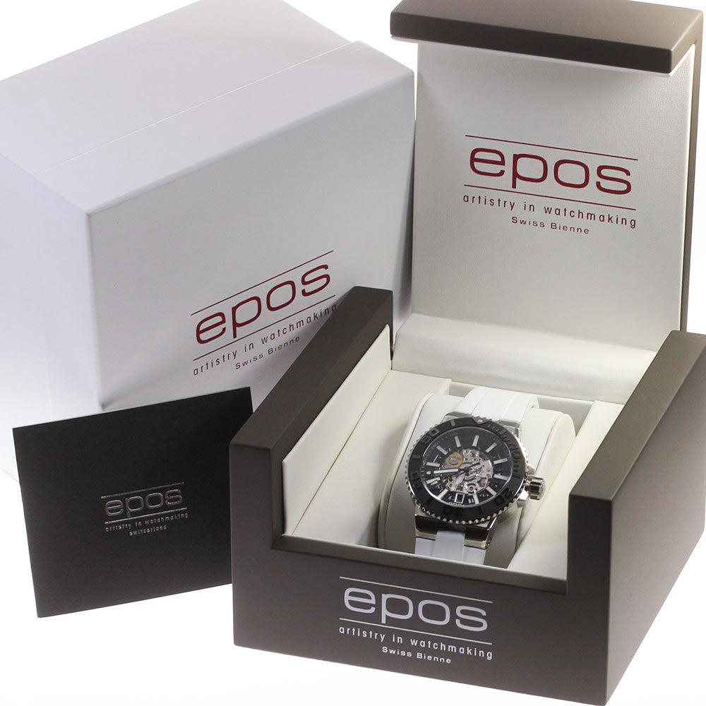 EPOS Sportive 3441SKBKWHR Date skeleton Dial Automatic Men's Watch_824710