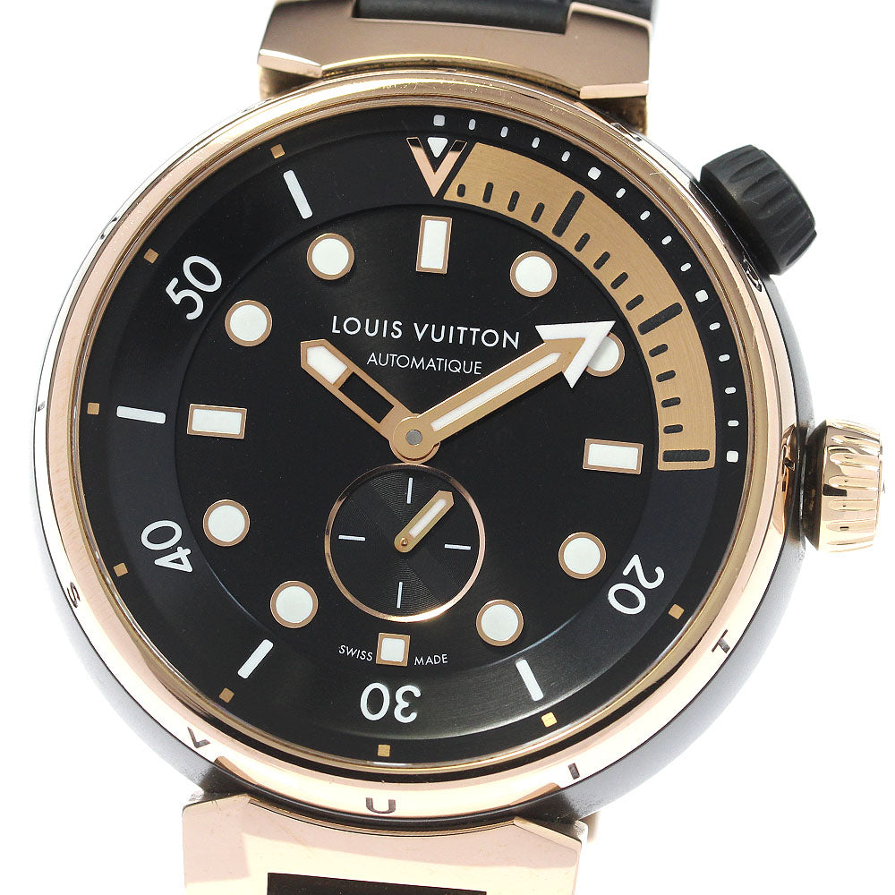 LOUIS VUITTON Tambour Street Diver QA123 Small seconds AT Men's Watch_824726