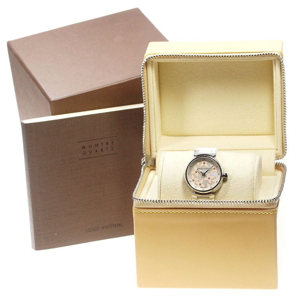 LOUIS VUITTON Tambour Lovely Diamond Q121H diamond Quartz Ladies Watch_824895