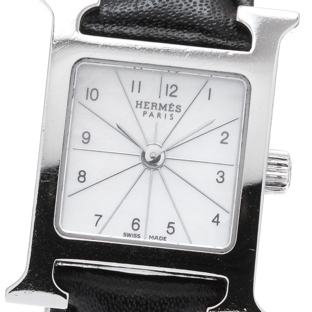 HERMES H watch mini HH1.110 Shell dial White shell Dial Quartz Ladies Watch_824900