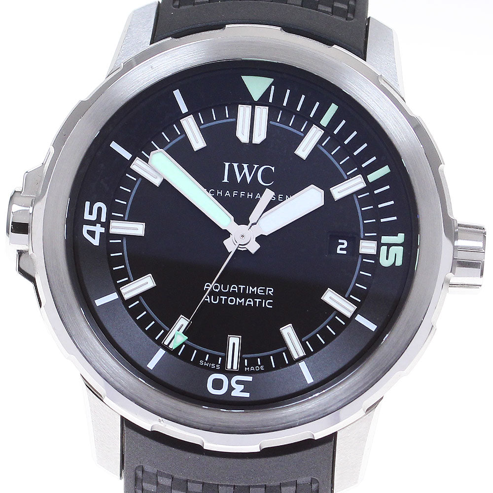 IWC SCHAFFHAUSEN Aqua timer IW328802 black Dial Automatic Men's Watch_824957