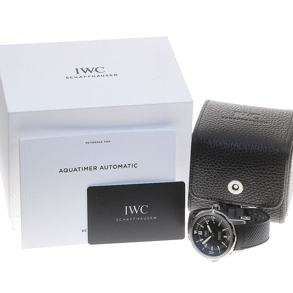 IWC SCHAFFHAUSEN Aqua timer IW328802 black Dial Automatic Men's Watch_824957