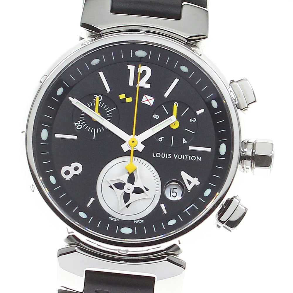 LOUIS VUITTON Tambour Lovely Cup MM Q132G Chronograph Quartz Ladies_824989