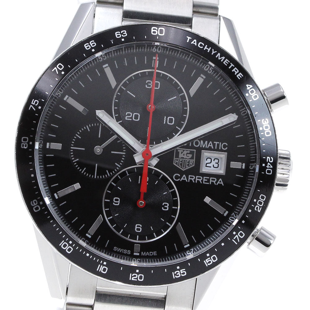 TAG HEUER Carrera CV201AM Chronograph Date black Dial Automatic Men's_824998