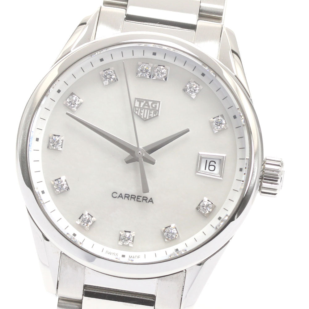 TAG HEUER Carrera WBK1318 Date diamond index Quartz Ladies Watch_825033