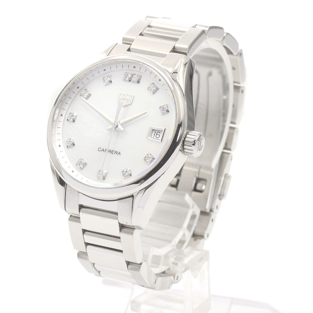 TAG HEUER Carrera WBK1318 Date diamond index Quartz Ladies Watch_825033
