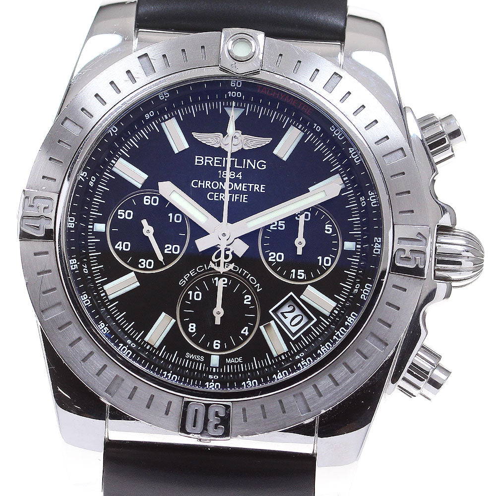 BREITLING Chronomat 44 Airborne AB0115 black Dial Automatic Men's Watch_825046