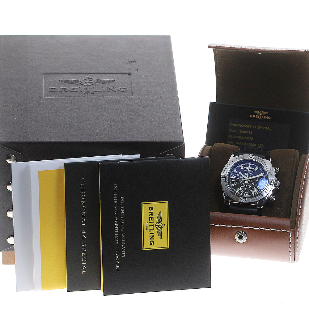 BREITLING Chronomat 44 Airborne AB0115 black Dial Automatic Men's Watch_825046